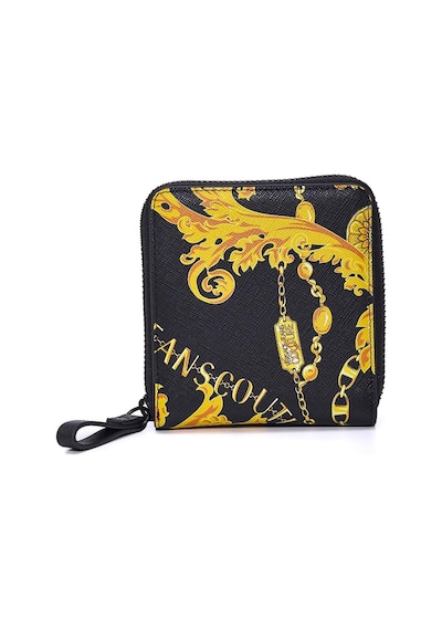 Versace Jeans Couture 75Ya5Pb4 Erkek Cüzdan Black-Gold Siyah - Altın