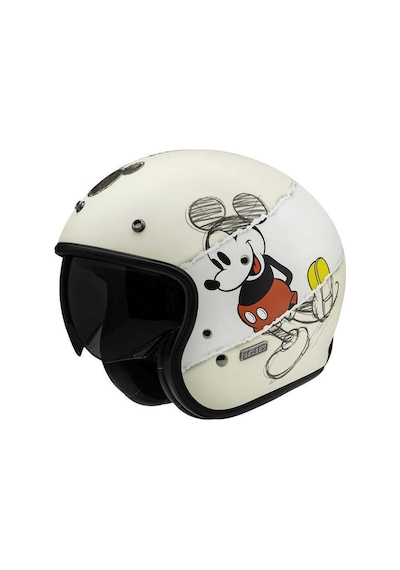 Hjc V31 Disney Mickey Sketch MC1SF Açık Kask-11387 Çok Renkli
