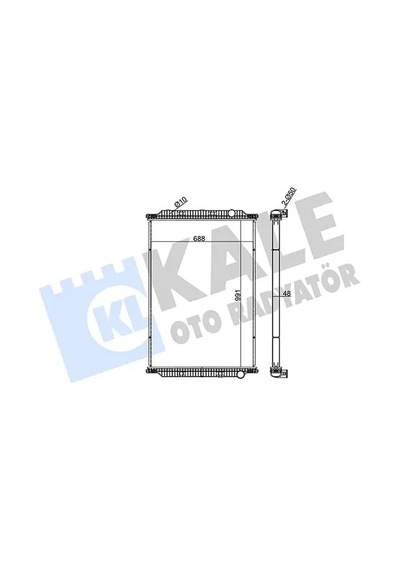 Kale 349395 Motor Radyatoru 5001867210 7420775792 7420833585