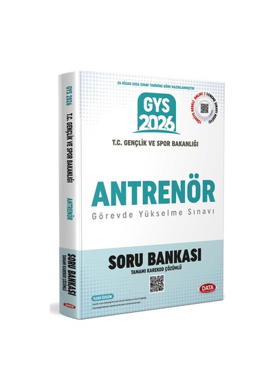 Data 2026 Gys T.c. Gençlik Ve Spor Bakanlığı Antrenör Soru Bankası - Karekod Çözümlü Data Yayınları
