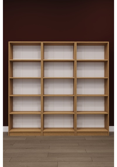 Lüks 15 Raflı Ev Ofis Kitaplık %100 Mdf Modern Dekoratif Kütüphane Kitaplık K004 Karına