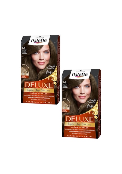 Palette Deluxe Saç Boyası Küllü Yoğun Kumral 7 - 3 (2 Adet)