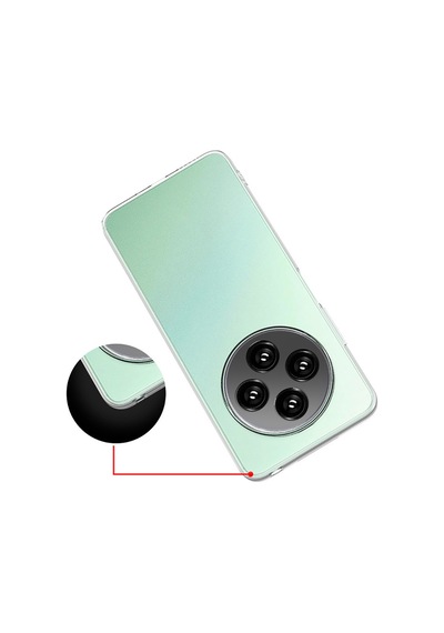 Xiaomi Redmi 14c 4g Kılıf Zore Süper Silikon Kapak Seffaf