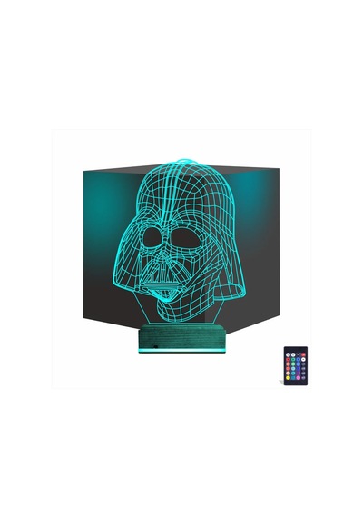 Luvivia Darth Veider 3d Lamba - Masa Gece Lambası Şeffaf