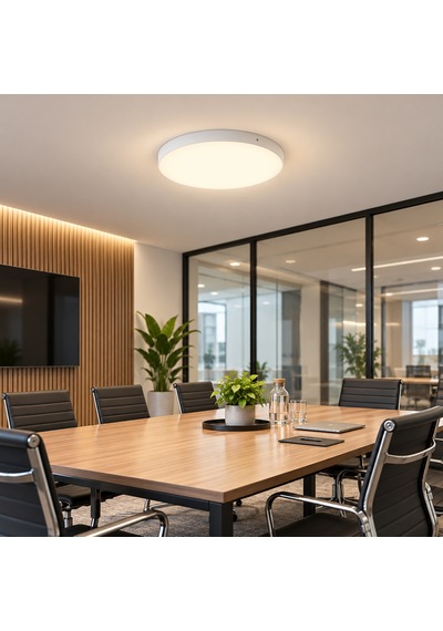 Jupiter 36w Sıva Üstü Yuvarlak Pmma Led Panel 4000k Beyaz