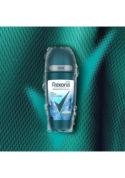Rexona Men Thermocool Erkek Roll On Deodorant Menthol & Blue Lavender 50 Ml X2