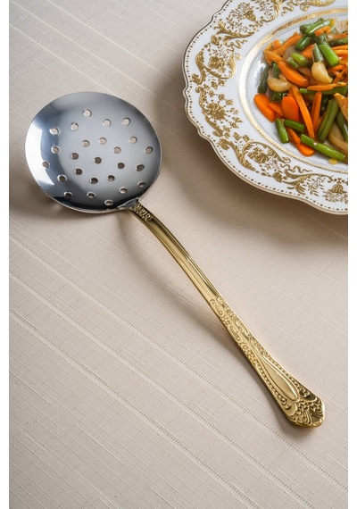 Acar Karat Star Gold Servis Kevgiri - 31 Cm Gold/silver