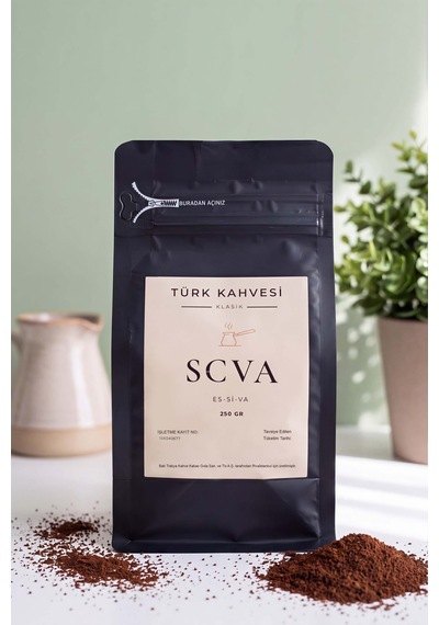Scva Taze Kavrulmuş Klasik Türk Kahvesi 250 Gr Diğer