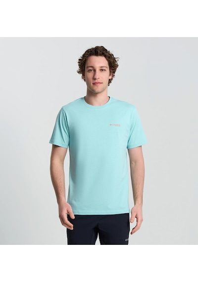 Columbia Csc Pfg Trout Shine Erkek Kısa Kollu Tişört-8004 Pfg Turkuaz