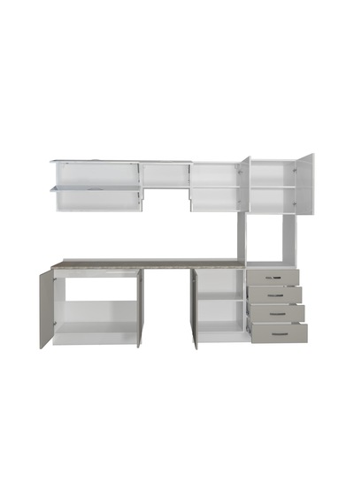 Decoraktiv Elite 280yq Ankastre Boy Dolaplı Mdf Hazır Mutfak Dolabı - Tezgah Dahil - Kumtaşı - Beyaz Bej Decoraktiv Elite 280yq Ankastre Boy Dolaplı Mdf Hazır Mutfak Dolabı - Tezgah Dahil - Kumtaşı - Beyaz Bej