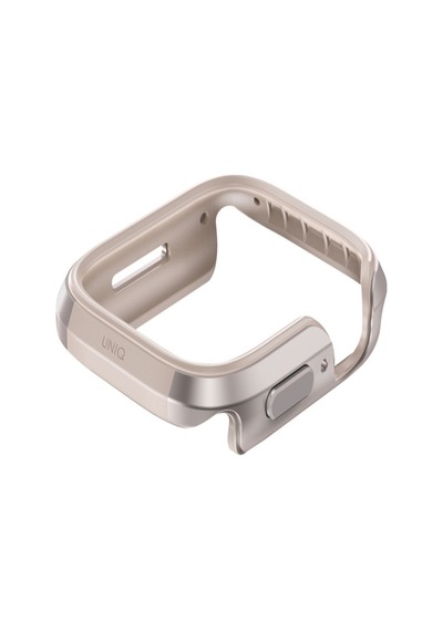 Apple Uyumlu  Watch 45mm Kasa Koruyucu Metalik Görünüm Valencia Serisi Camlı Kasa