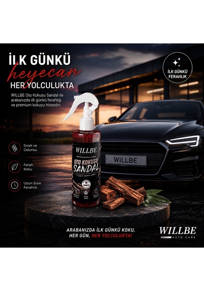 Willbe Auto Care Oto Kokusu 250 Ml 200 ML