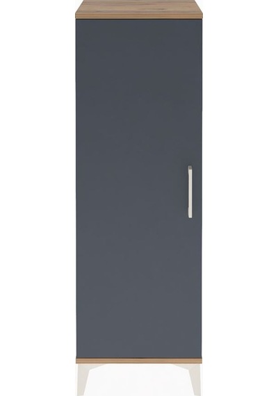 Arges Dolap Tek Raflı Tek Kapaklı Tek Askılı 44x30x134 Çam-an... Çam