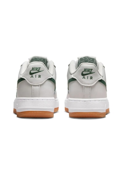 Nike Air Force 1 Af1 Gs Leather Unisex Sneaker Green Swoosh Hakiki Deri Günlük Spor Ayakkabı Beyaz Açık Yeşil Yeşil
