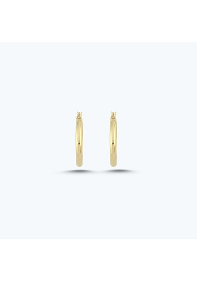 Altınbaş Altın Halka Küpe Akp0245-y-25977-20mm Çok Renkli