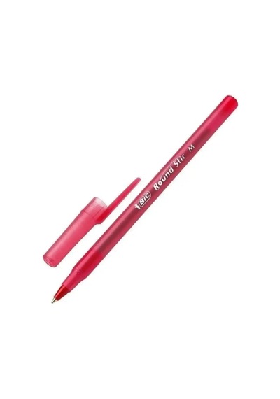 Bic Tükenmez Kalem Round Stick 1.0 Mm Kırmızı