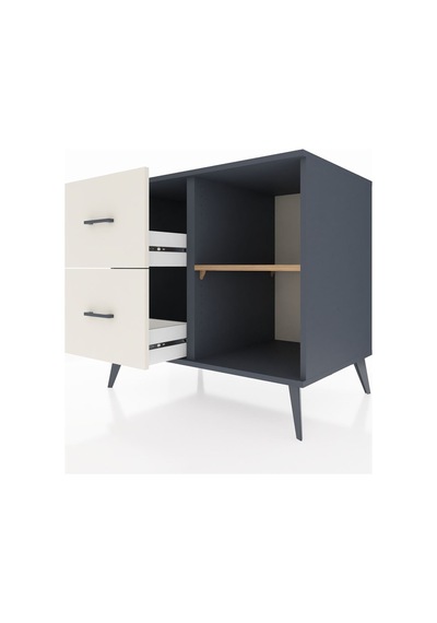 Kronos Şifonyer Tek Raflı 2 Çekmeceli 88x59x80 Antrasit-çam/aytaşı Çam/aytaşı Kronos Şifonyer Tek Raflı 2 Çekmeceli 88x59x80 Antrasit-çam/aytaşı Çam/aytaşı