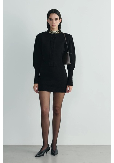Suud Collection Siyah Lucy Triko Hırka