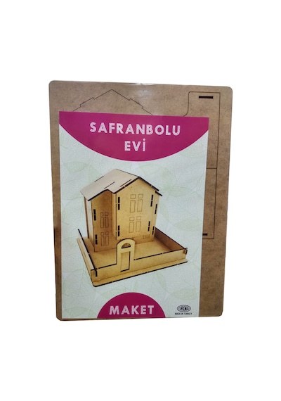 Ahşap Safranbolu Evi Maketi - 3 Boyutlu