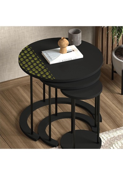Gg 25x25cm Folyo Kesim Evrensel Desen Kaplama Neon Sarı Yeşil