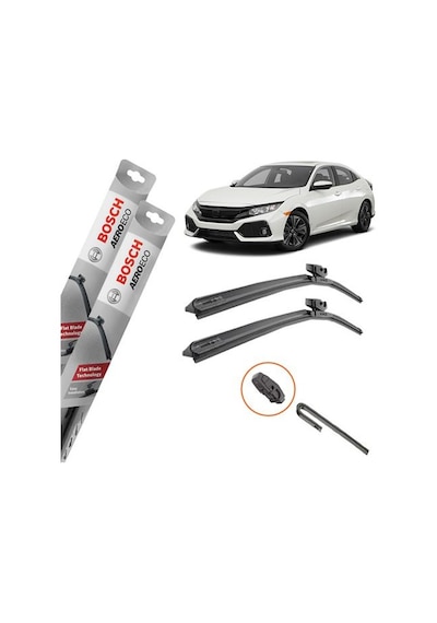 Honda Civic Hb Muz Silecek Takımı Ön Bosch Aeroeco 2017-2020