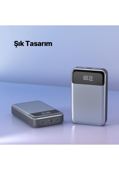 Tr Ttec Recharger Pro Lcd 20.000mah Pd 130w Taşınabilir Hızlı Şarj Aleti/powerbank 2bb218ug