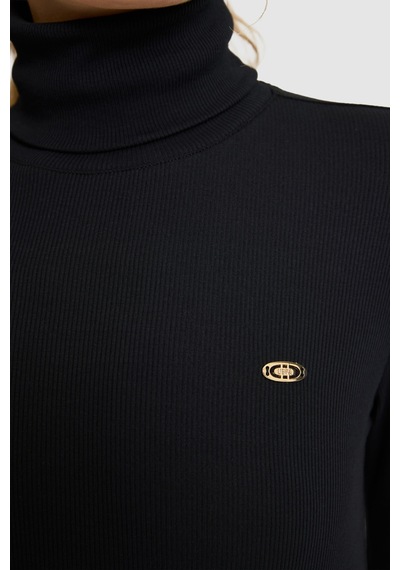 U.s. Polo Assn. Kadın Siyah Tişört 50333795-vr046