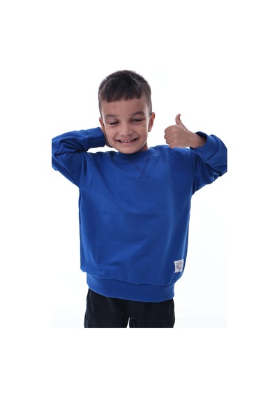 Erkek Çocuk Lacivert Sweatshirt %100 Pamuk 12 Ay 5 Yaş Rahat Kalıp Basic Günlük Üst Lacivert Erkek Çocuk Lacivert Sweatshirt %100 Pamuk 12 Ay 5 Yaş Rahat Kalıp Basic Günlük Üst Lacivert