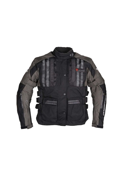 Venom Motosiklet Montu Tourex 4 Mevsim Ce Sertifikalı Touring Long Motor Mont Siyah-gri