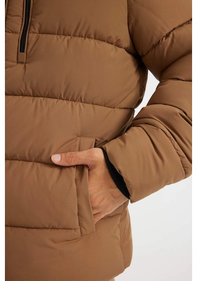 Defacto Su İtici Rüzgar Geçirmez Şişme Mont Slim Fit Dar Kesim Dik Yaka Fermuarlı Cepli D1415ax24wnbn106 Kahve Defacto Su İtici Rüzgar Geçirmez Şişme Mont Slim Fit Dar Kesim Dik Yaka Fermuarlı Cepli D1415ax24wnbn106 Kahve