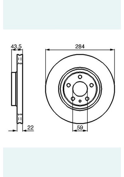 0986478521 Ön Fren Disk Takımı Doblo 10- - Egea 15- -500l 1.3d 1.6 2.0 Havalı 5 Bijon