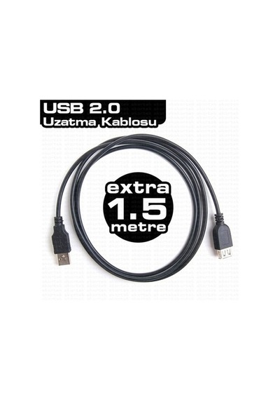 Usb Uzatma Kablosu 1,5 Metre
