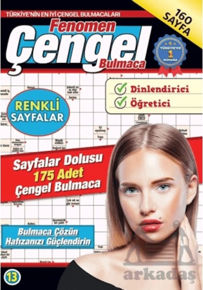 Fenomen Çengel Bulmaca 13 Maxi Yayıncılık Ciltli