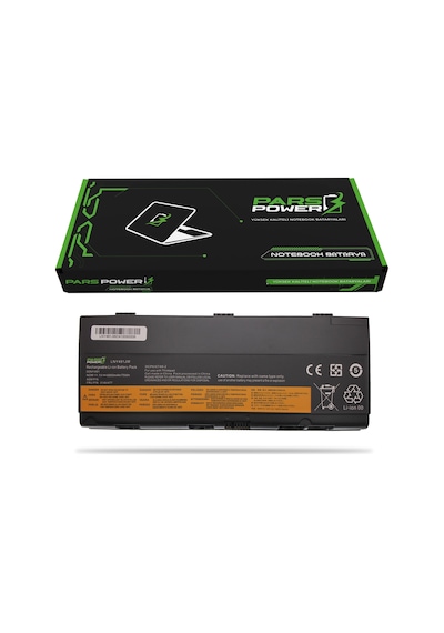 Lenovo Thinkpad P50, P51, P52 Batarya - Pil Pars Power