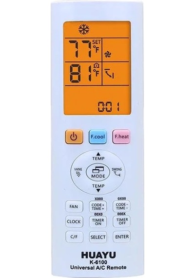 Huayu K-6100 Universal Akıllı Ac Klima Kumandası