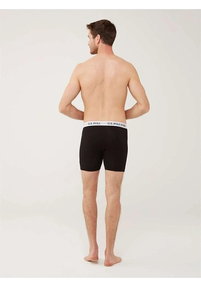 U.s. Polo Assn. 80453 Erkek Siyah Tekli Uzun Paçalı Boxer Siyah