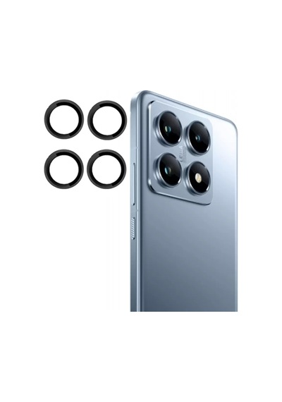 Mi 14t Pro Pvd Metal Kamera Lens - Siyah