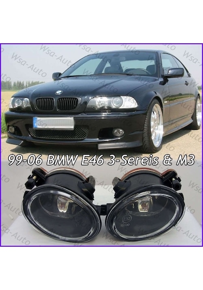 Bmw E46 1998-1999-2000 3.Seri Oem Beyaz Sis Farı Lambası