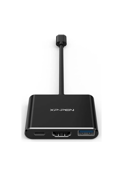 Xp-pen 3'ü Bir Arada Çok Fonksiyonlu Usb-c Hub Type C'den Usb+hdmı+pd'ye