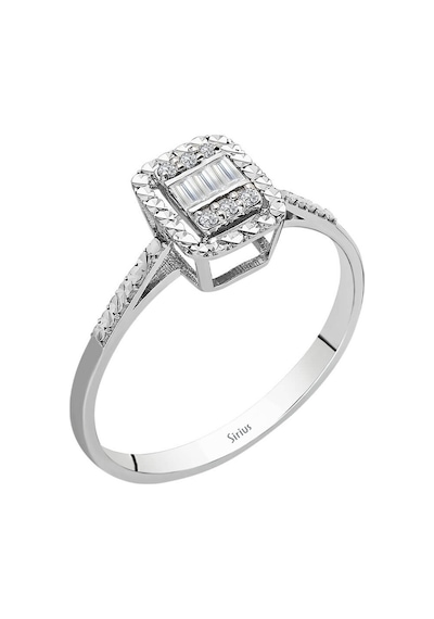 Sirius 0,30 Karat Efektli Baget Pırlanta Yüzük 0847R0010