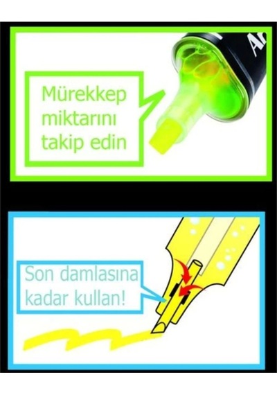 Vivix Parlak Mürekkepli Fosforlu Kalem Kesik Uç:2,0-5,0mm F.pembe Beyaz