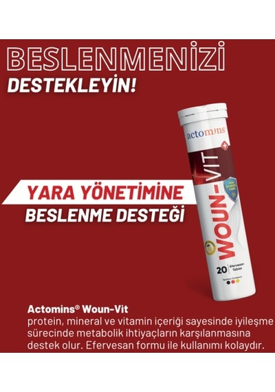 Acto Actolind Yara Jeli 30 ML + Yara Solüsyonu 500 ML + Woun-Vit 20 Efervesan Tablet