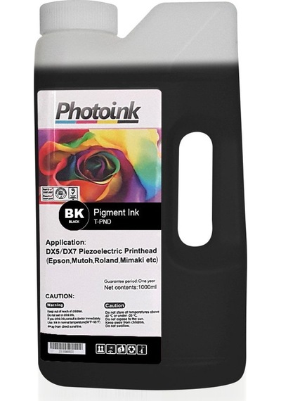 Dx5/Dx7/5113 Kafalar İçin 1000 Ml Matte Black Pigment Plotter Mür