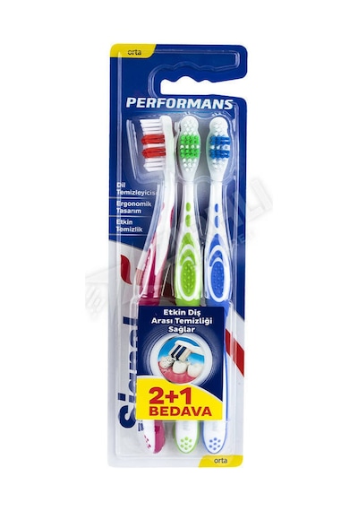 2 Adet Signal Diş Fırçası Performance 2+1