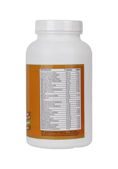 Ncs Vitamin Mineral Multivitamin 180 Tablet Koenzim Destekli
