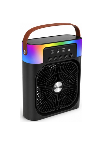 Trendlia Rgb Işıklı Buharlı Masaüstü Fan Sessiz Çalışan Usb Şarjlı Taşınabilir Fan