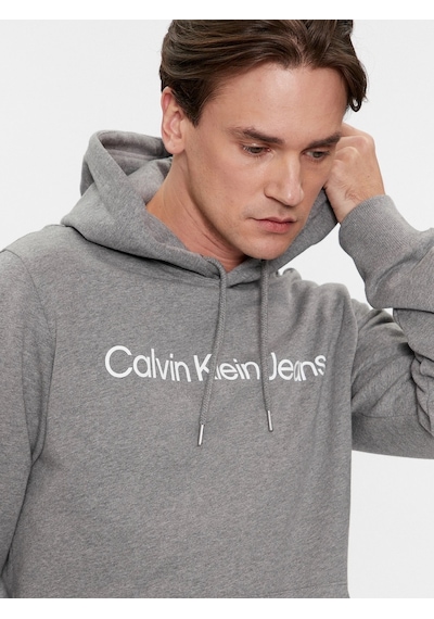 Calvin Klein Calvın Kleın Erkek Sweatshırt J30j322551-p2d Gri