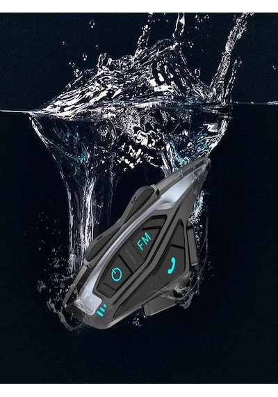 Shark2 2 Kişi 1 KM İnterkom Gürültü Azaltma Motorcu Kask Kulaklığı