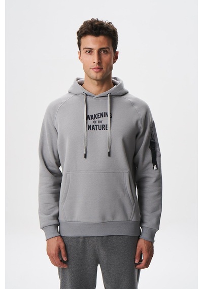 AR-MA Arma Erkek Regular Fit Koldan Cepli Kapşonlu Sweatshirt 001