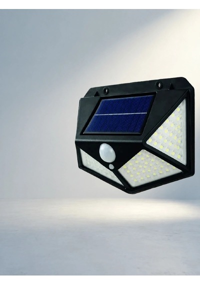 Hareket Sensörlü Solar Led Duvar Lambası 3 Modlu Dış Mekan